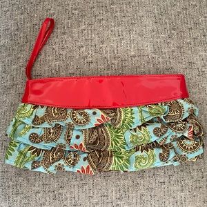Bag Lady, Mudpie clutch.